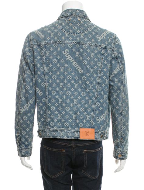 supreme x louis vuitton jacket price|supreme Louis Vuitton denim jacket.